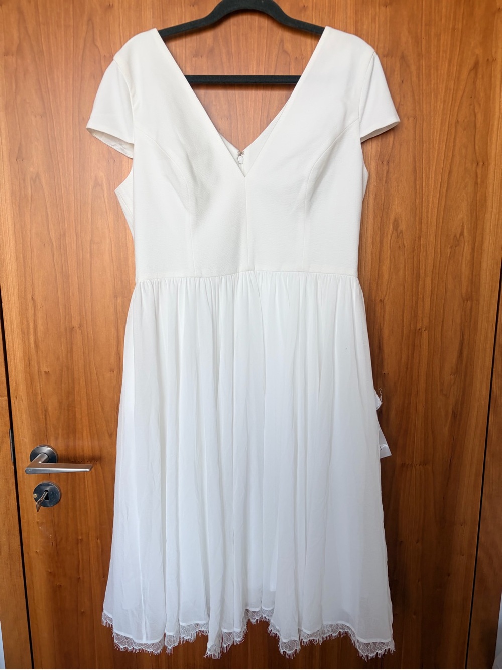 Dress the Population White Corey Dress XXL